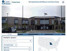 Tablet Screenshot of harrisonvillemorealestate.com